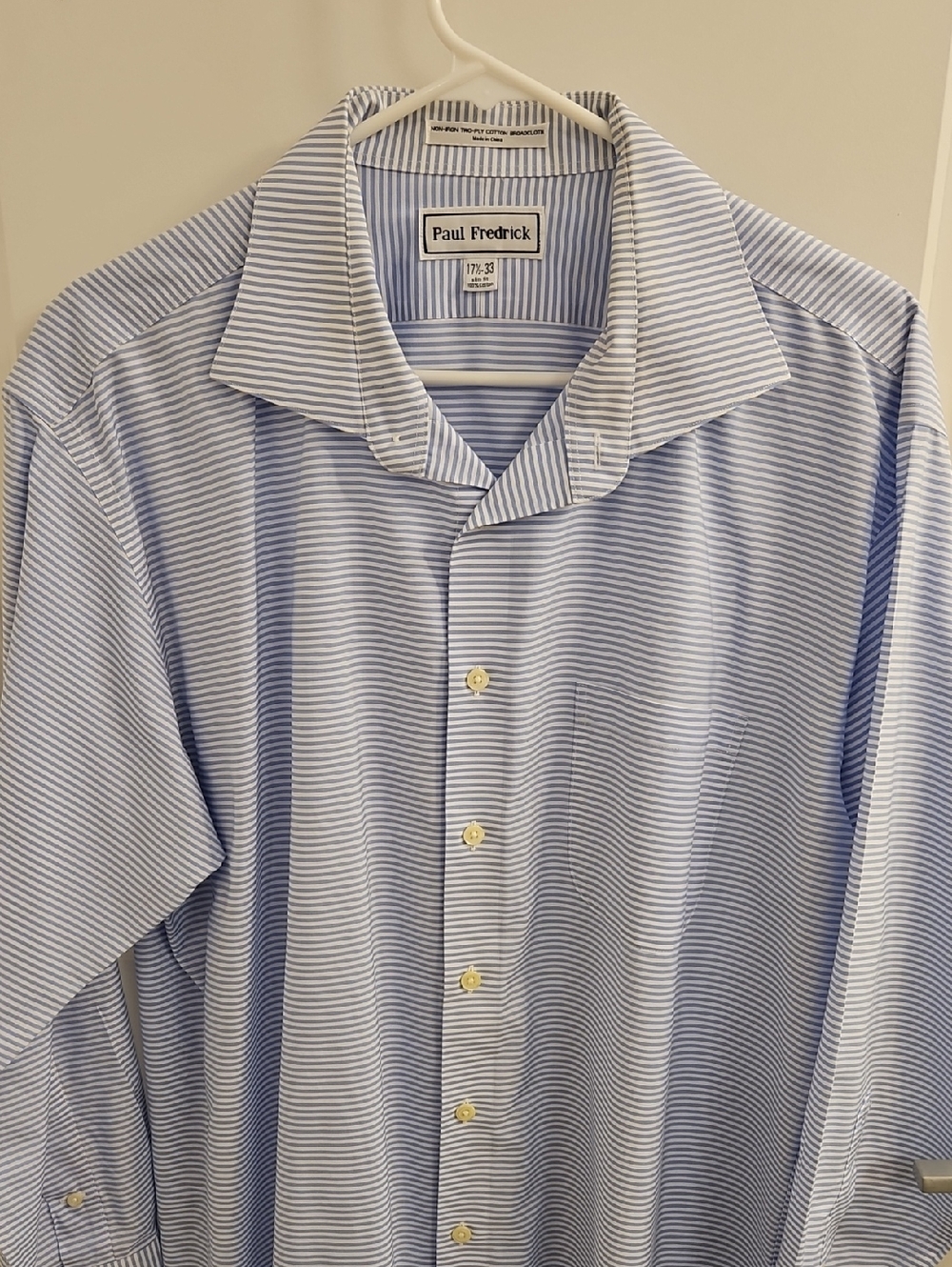 Mens Striped Dress Shirt
